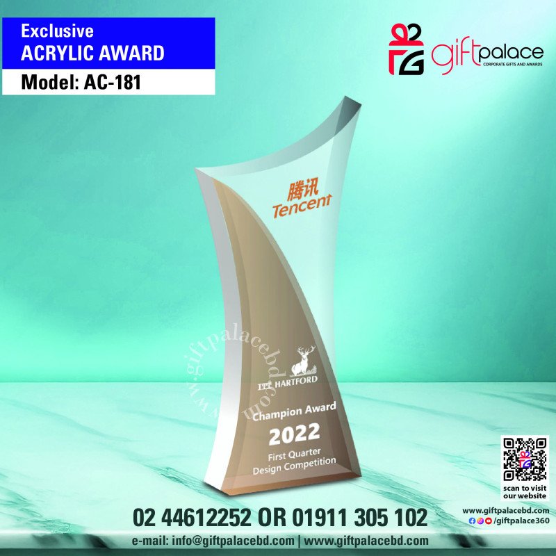 AC-181 Acrylic Crest