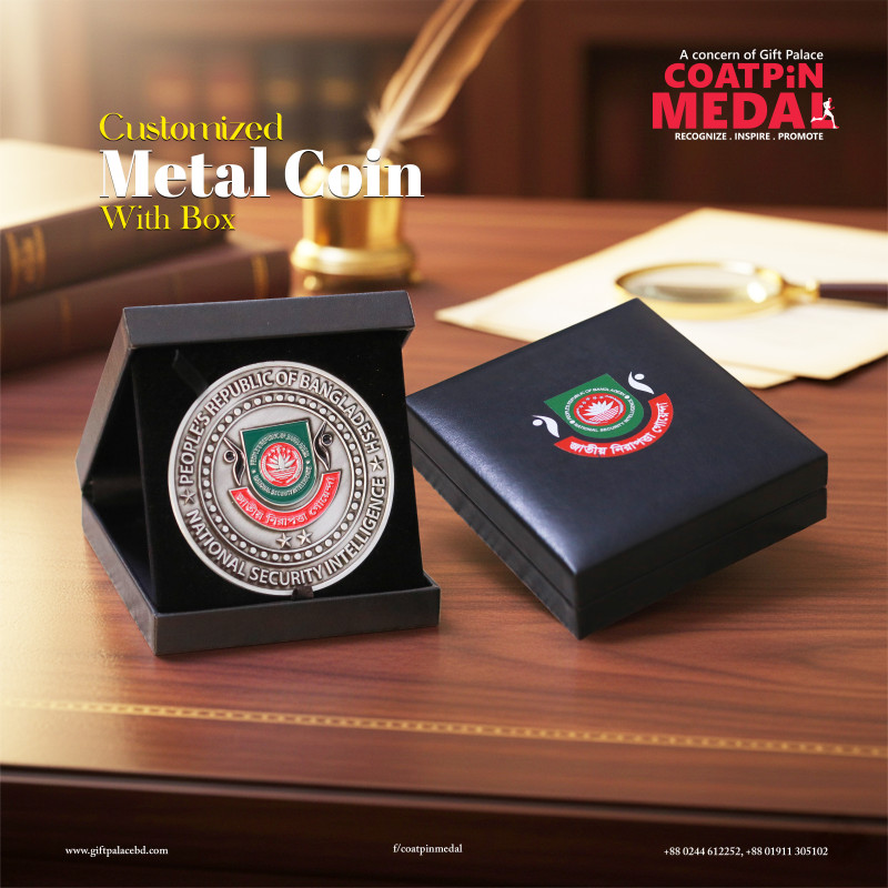 Customized Metal Coin with box