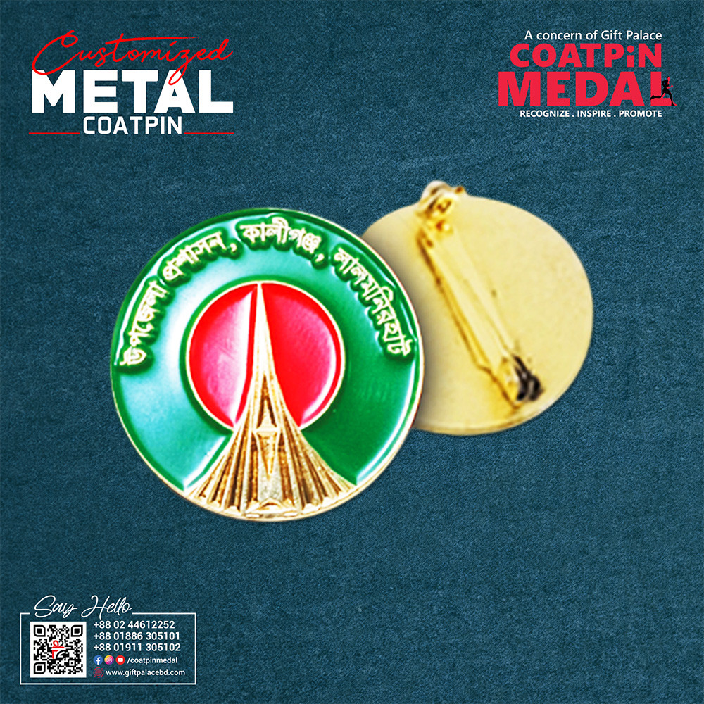 Customized Metal Coat Pin – Any Design, Color & Shape | Made in China