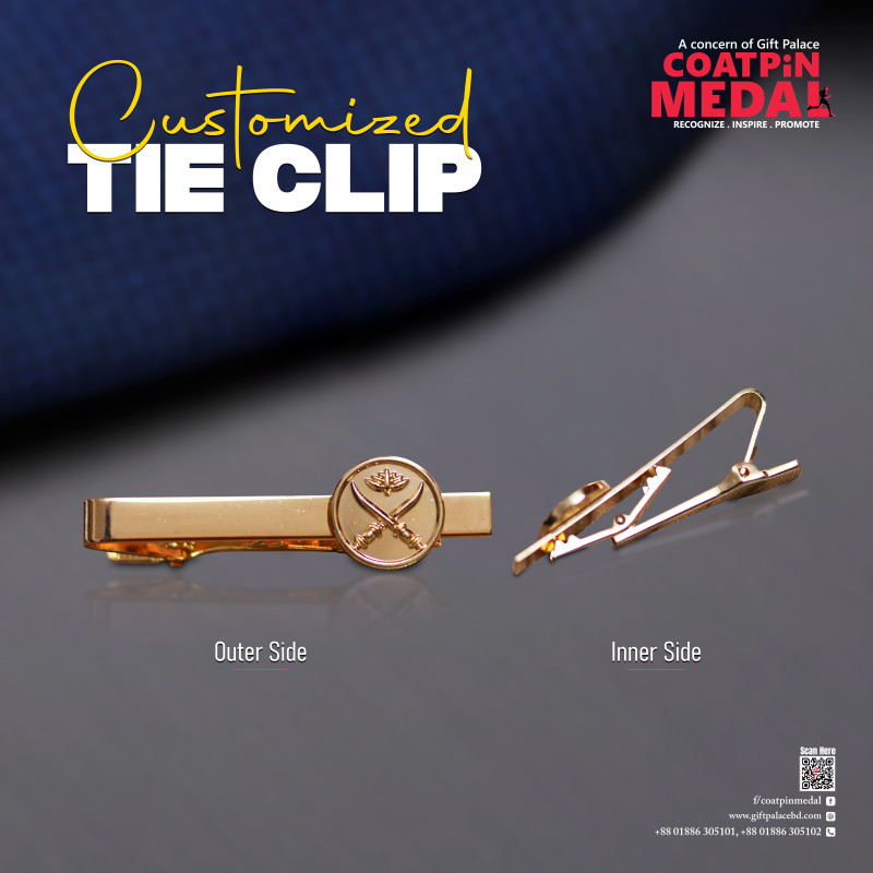 Customized Metal Tieclip– Any Design, Color & Shape | Made in China