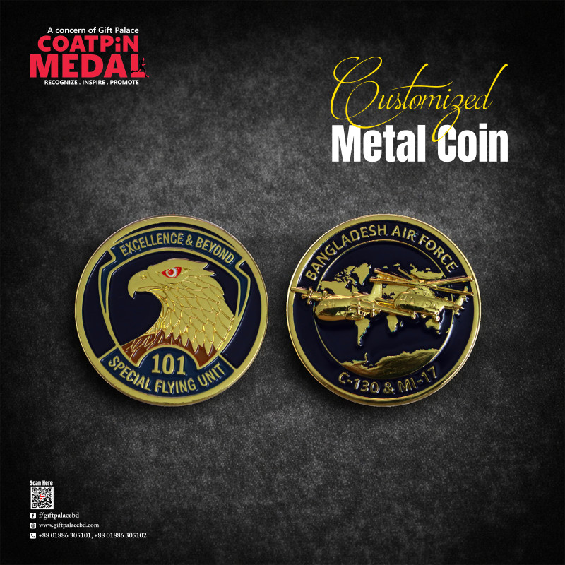 Customized Metal Coin– Any Design, Color & Shape | Made in China