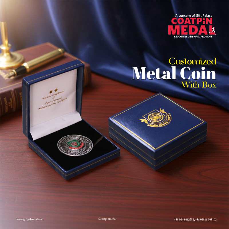 Customized Metal Coin with box