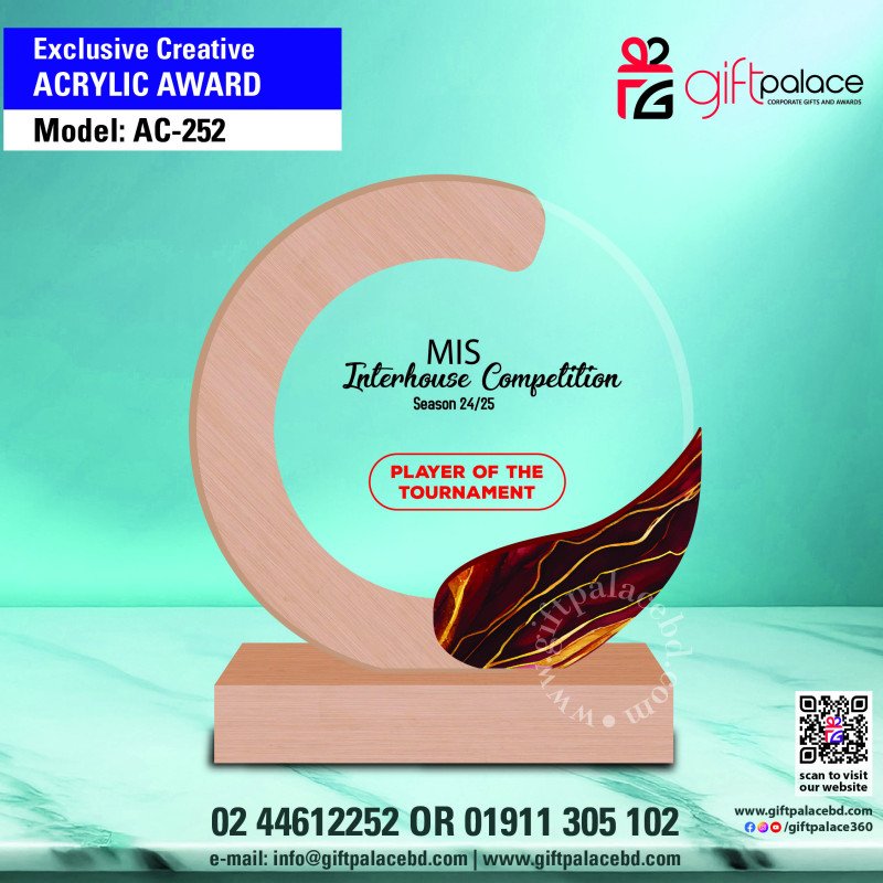 AC-252 Acrylic Crest