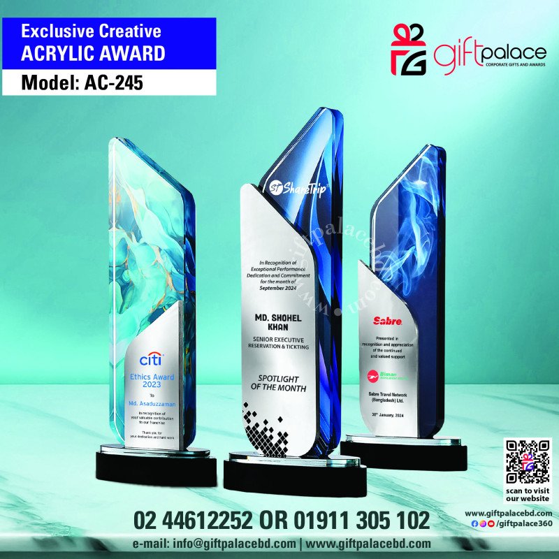 Model -245 Exclusive Acrylic Award