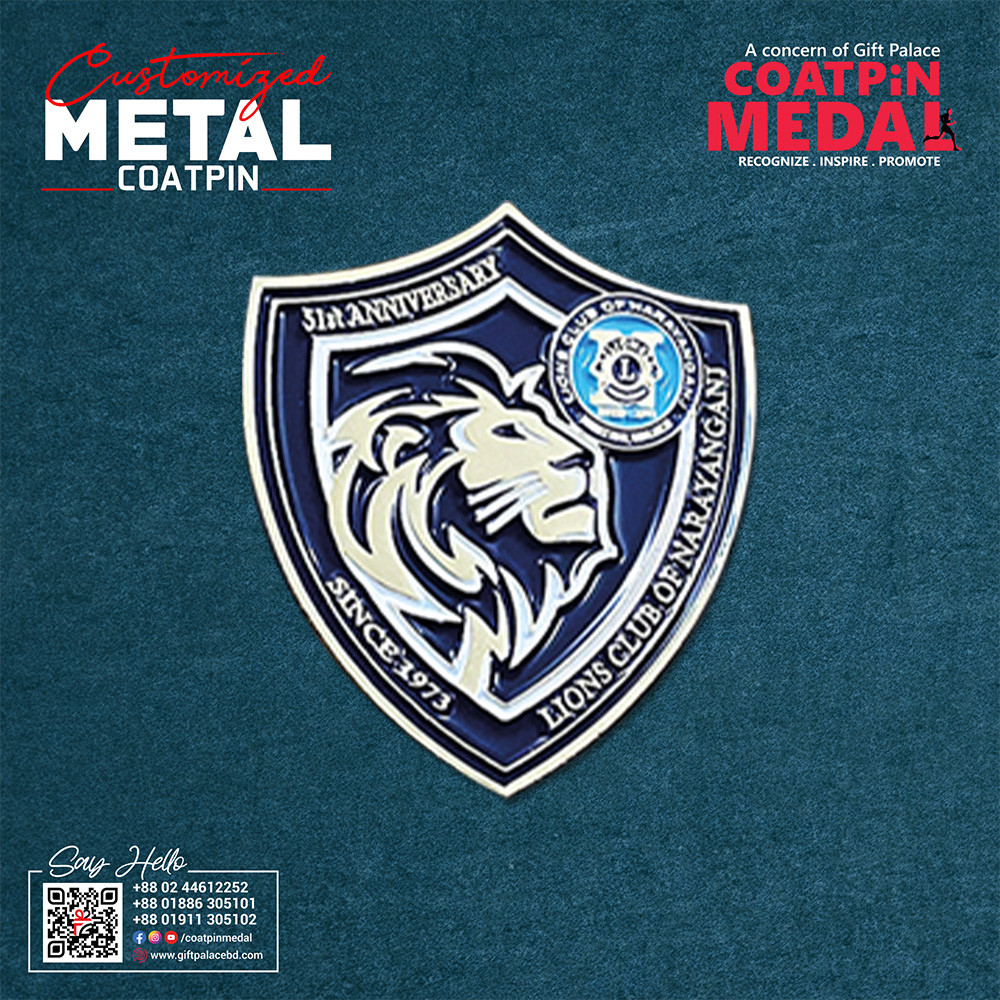 Customized Metal Coat Pin – Any Design, Color & Shape | Made in China