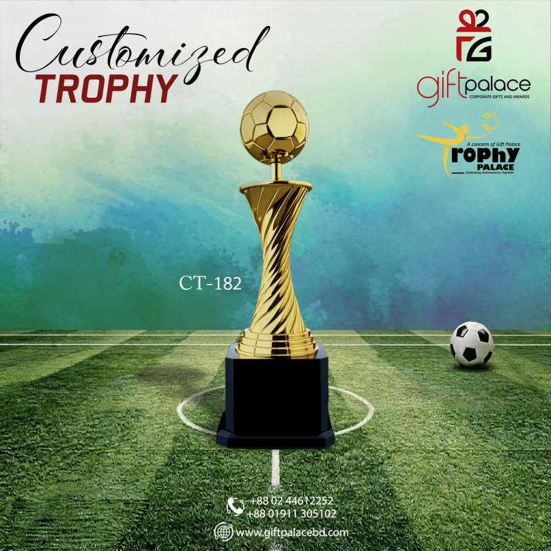 CT-182 Customized Foot Ball Trophy