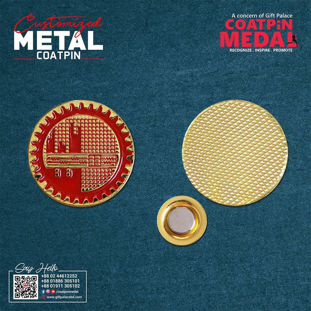 Customized Metal Coat Pin – Any Design, Color & Shape | Made in China