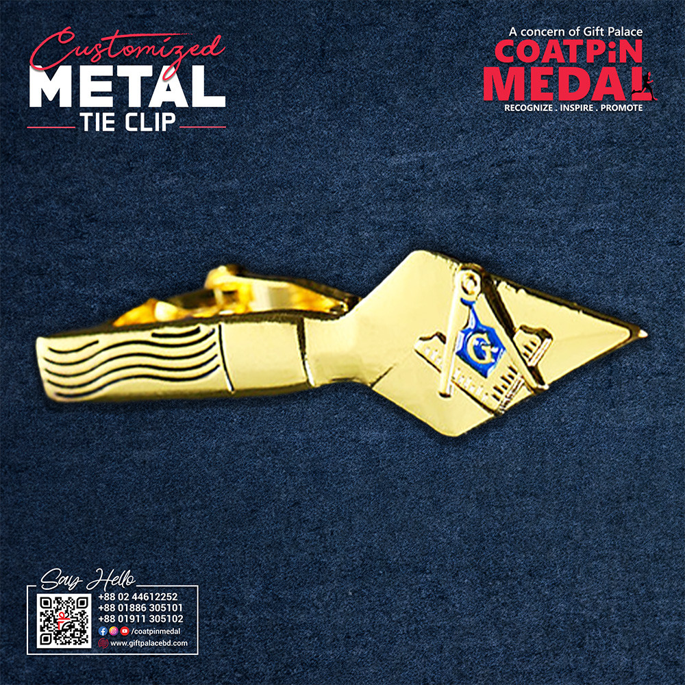Customized Metal Tieclip– Any Design, Color & Shape | Made in China