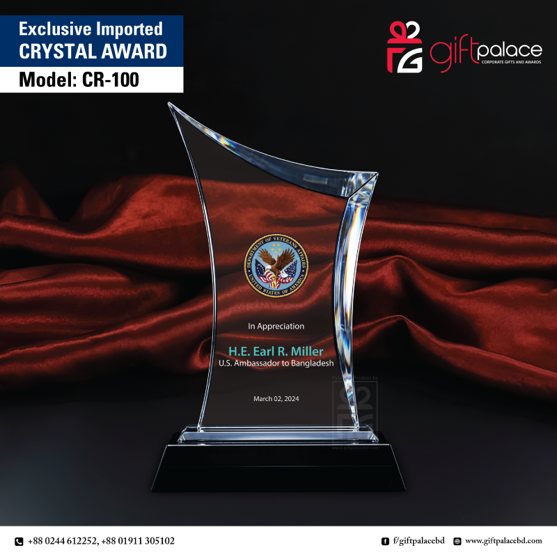 CR-100 Crystal Award