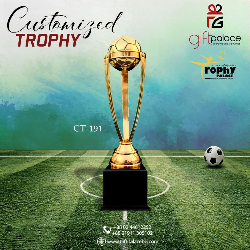 CT-191 Customized Foot Ball Trophy