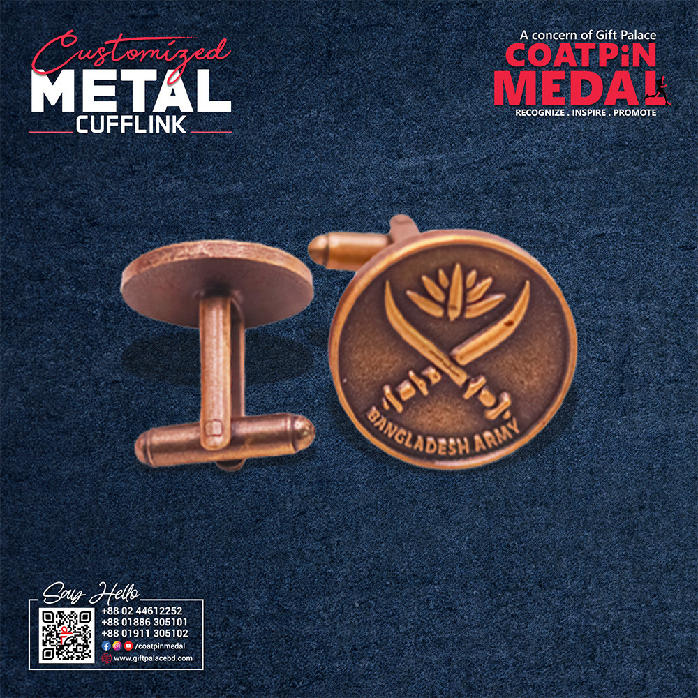 Customized Metal Cufflinks – Any Design, Color & Shape | Made in China