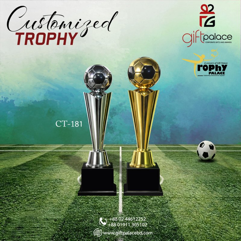 CT-181 Customized Foot Ball Trophy