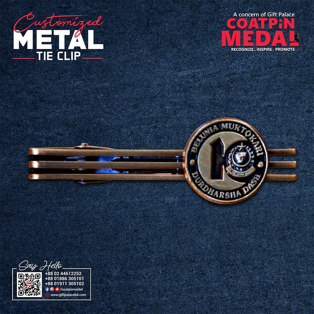 Customized Metal Tieclip– Any Design, Color & Shape | Made in China