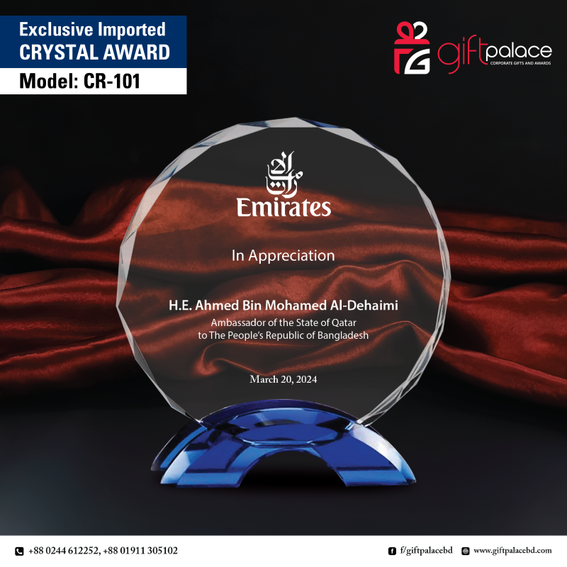 CR-101 Crystal Award