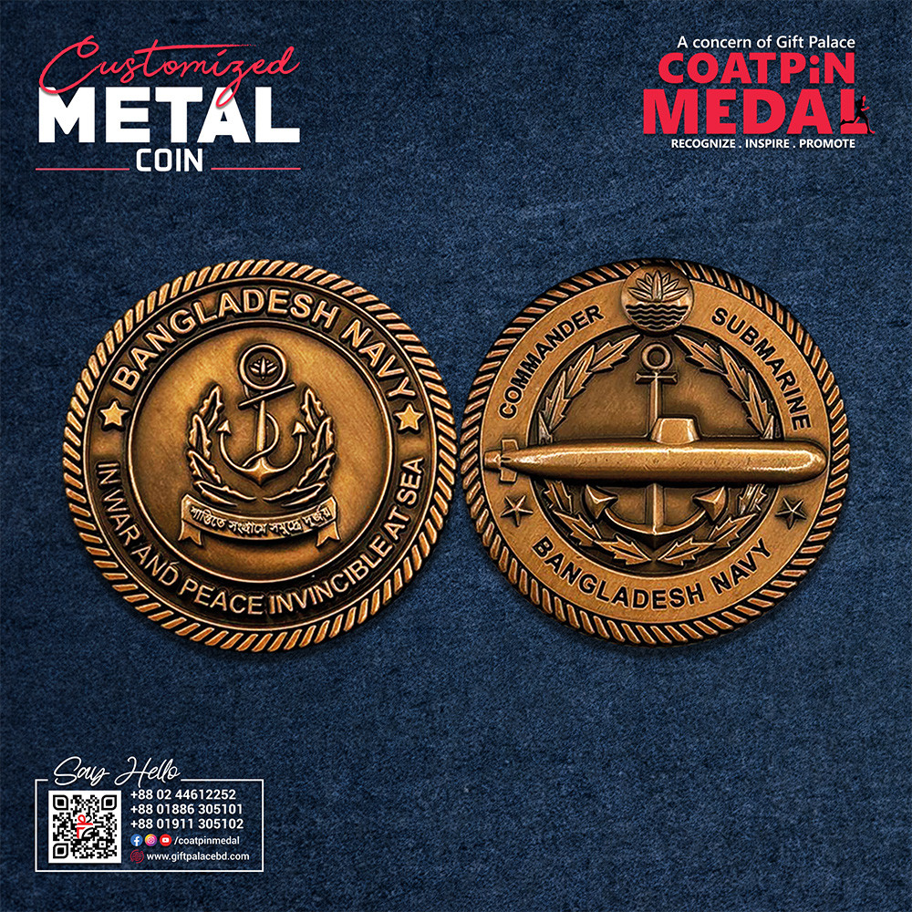 Customized Metal Coin– Any Design, Color & Shape | Made in China