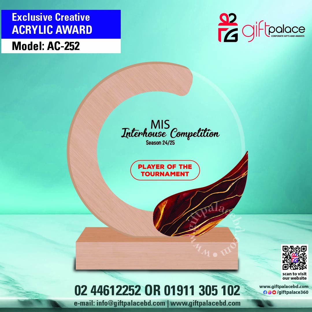 AC-252 Acrylic Crest