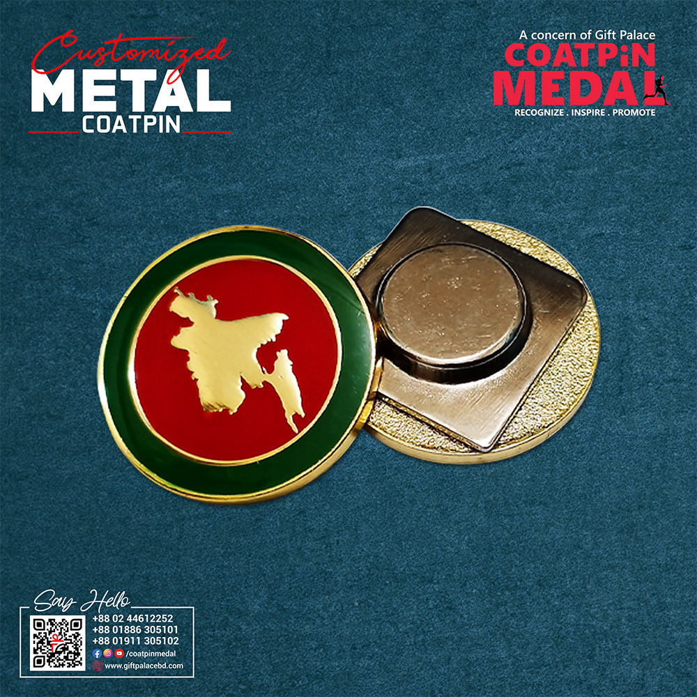 Customized Metal Coat Pin – Any Design, Color & Shape | Made in China